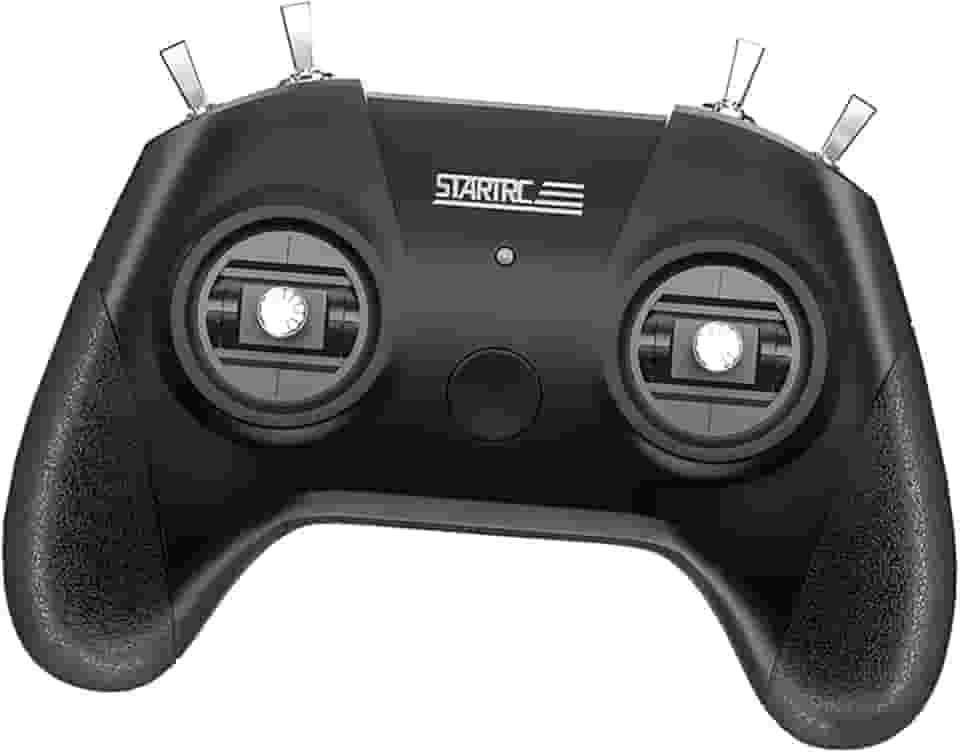 Generic Controlador de simulador de avião RC FPV Drone Controller para treinamento de iniciantes Joystick de metal portátil Cabo remoto USB, Preto