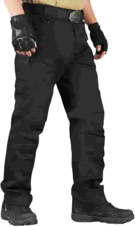 Calça masculina tática, resistente à água, Ripstop, calça cargo leve, para trabalho