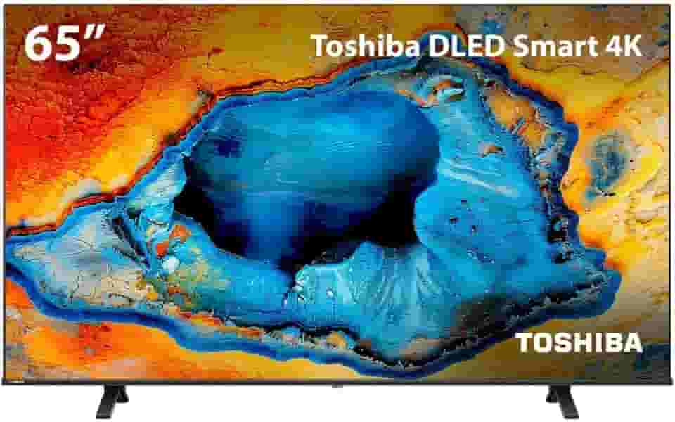 Smart TV DLED 65' 4K Toshiba 65C350NS VIDAA 4 HDMI 2 USB Wi-Fi - TB032M