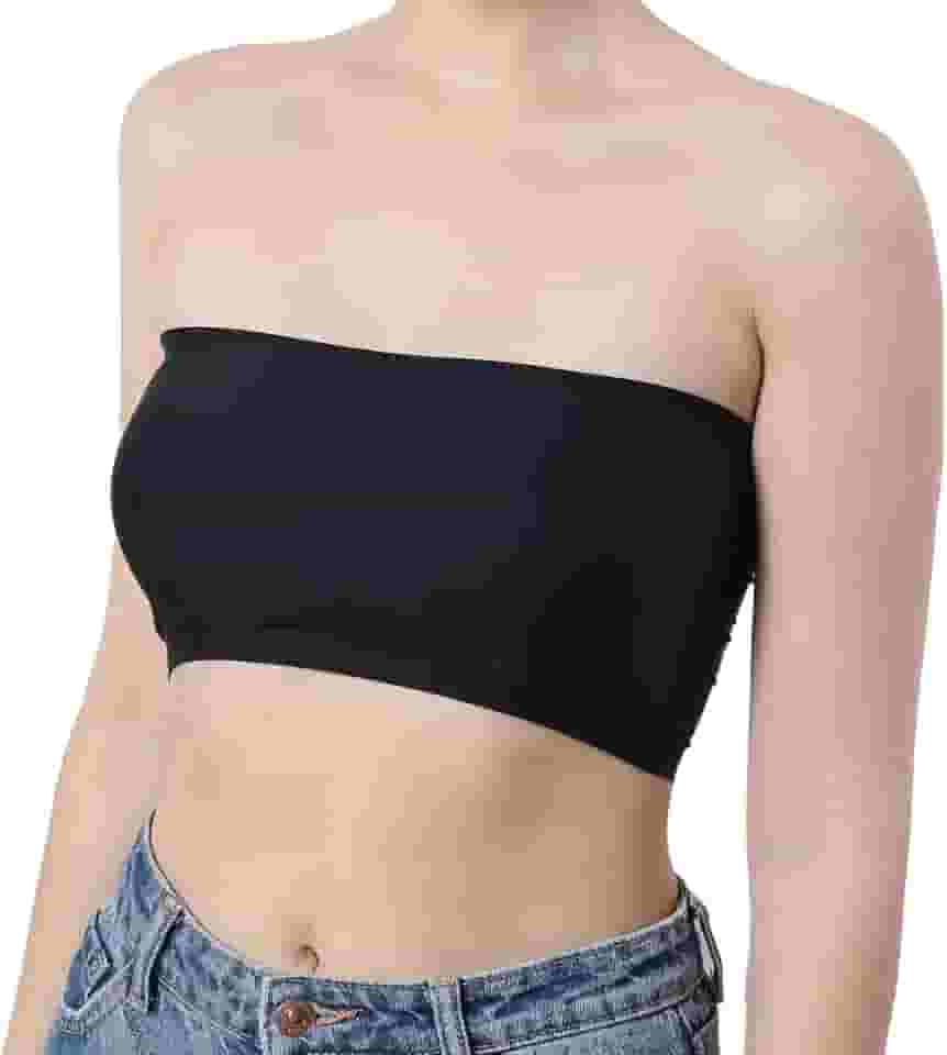 Sutiã Faixa Top Tomara Que Caia Sem costura sem Bojo