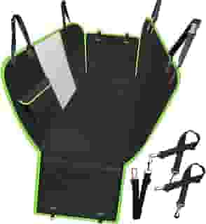 Capa Protetora Carro Pet Impermeável, Antiderrapante, Resistente ao Desgaste, Grande Capacidade 4 em 1 capa de Banco Traseiro de Carro para Cachorro Cachorro Verde