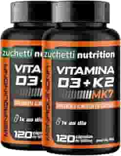 Vitamina d3 k2 mk7 D3 2000 Ui k2 d3 120mcg 240 Cápsulas Zuchetti nutrition