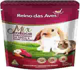 Reino das Aves Ração Gold Mix Porquinho Da Índia E Mini Coelho 500G R.D.A