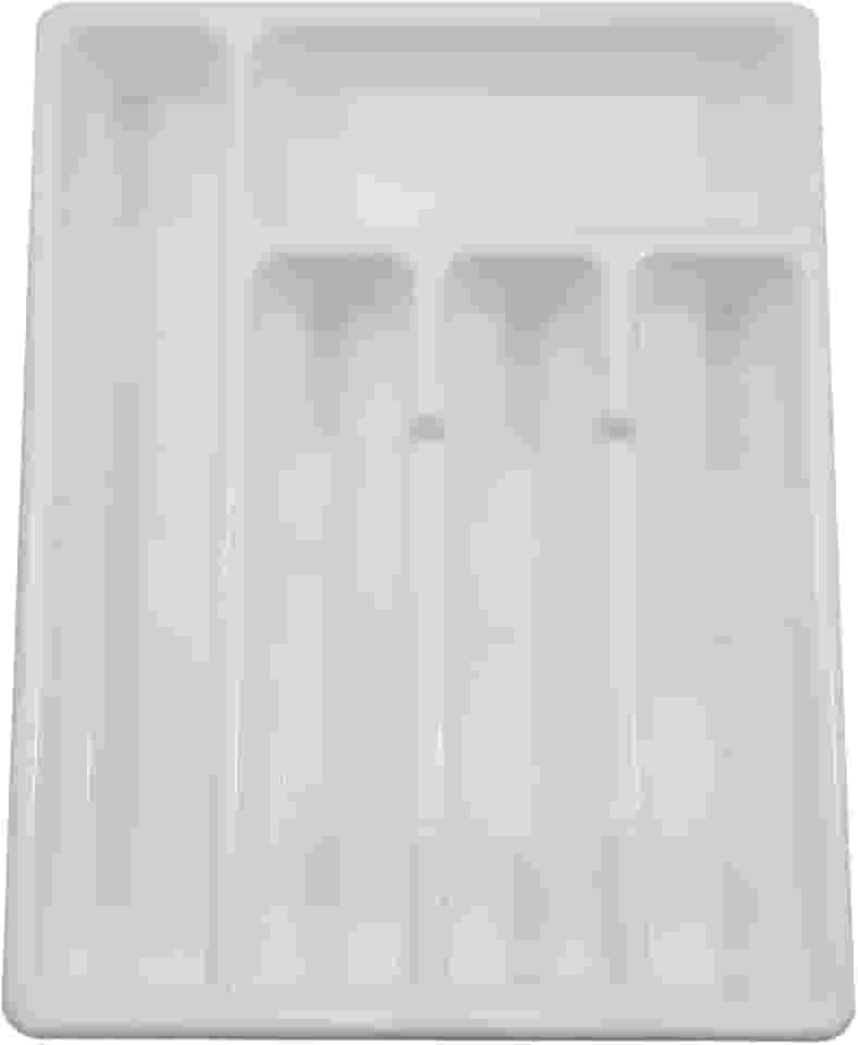 Porta Talher Plástico Grande Facilita Branco