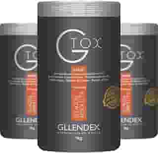 Gllendex G-Tox Máscara de Selagem Absoluta Profissional, 1kg, Redução de Volume e Frizz, Sem Formol