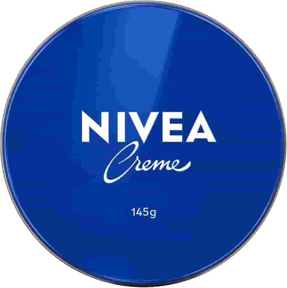 NIVEA Creme Lata - Hidratação profunda para as áreas mais ressecadas como cotovelo, calcanhar, joelho, mãos e pés, também protege do frio e cuida da pele tatuada - 145g