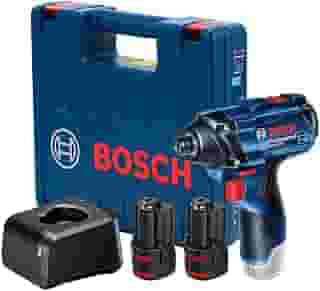 Bosch Chave de impacto GDR 120-LI 12V com 2 baterias, 1 carregador e maleta