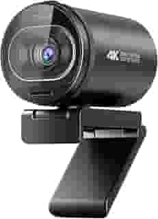Webcam 4K com microfone, Webcam EMEET S600 Ultra HD 60FPS para transmissão com foco automático, capa de privacidade integrada, webcam USB 88°, ideal para jogos/ensino online/chamadas