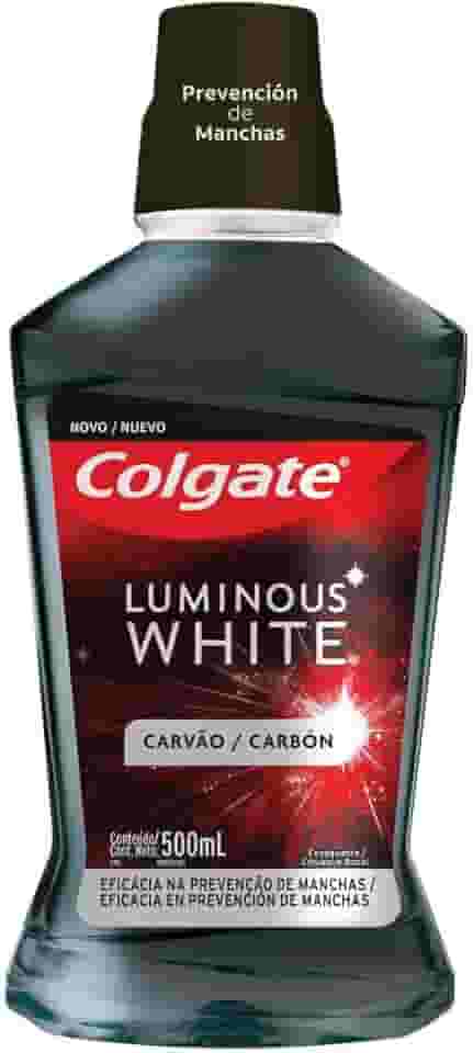 Enxaguante Bucal Colgate Luminous White Carvão 500ml