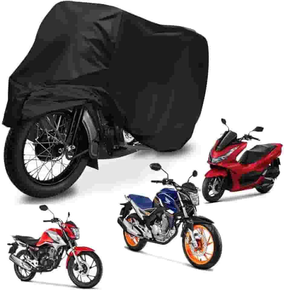 Capa de Cobrir Moto em Couro Impermeável Proteção Sol Chuva UV Com Forro Anti Riscos (SCOOTER ELÉTRICA)