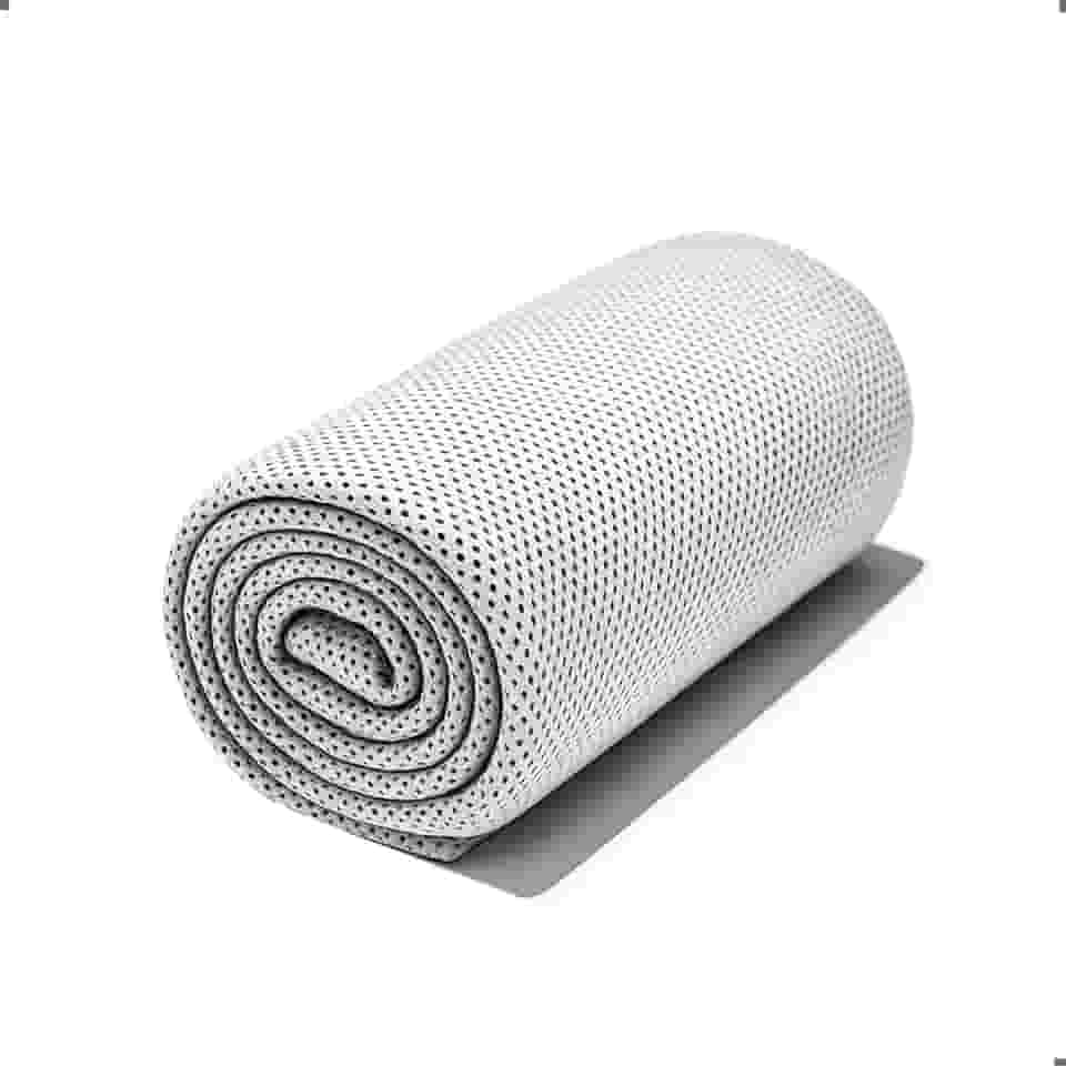 Toalha Microfibra Alta Absorção Grande 130 X 80 Cm Ultrafina Com Bolsa Secagem Rápida Compacta Academia Acampamento Natação (Branca e Preta)