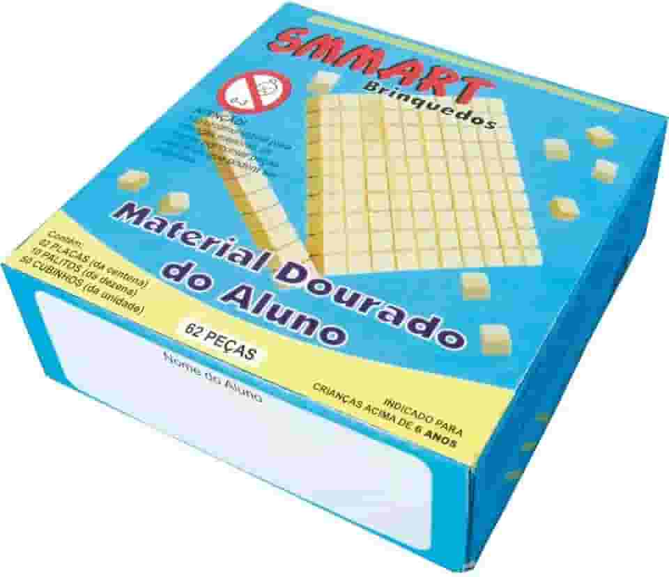 Smmart 61387, Material, do Aluno em Madeira com 62 Peças, Multicor