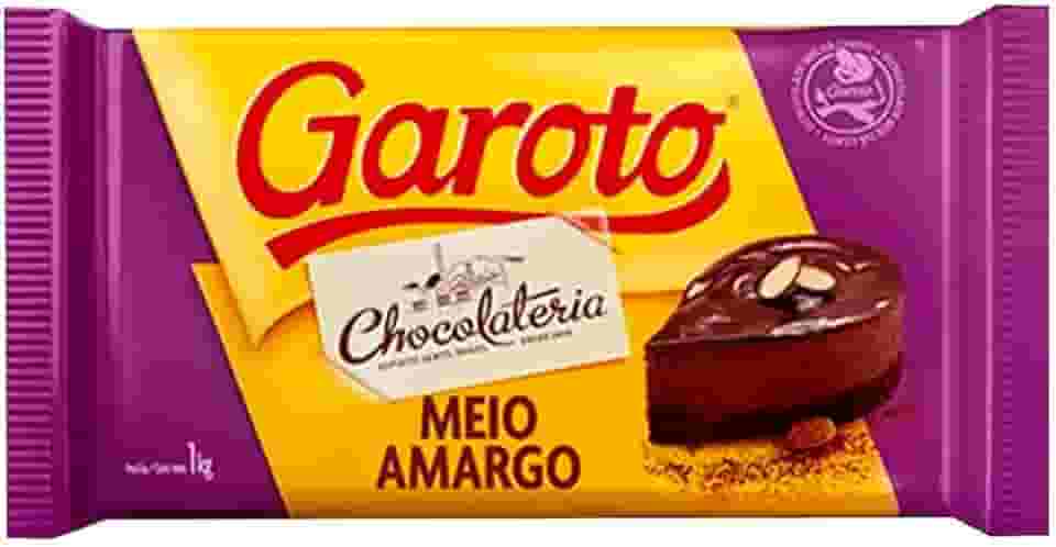 Chocolate para Cobertura GAROTO Meio Amargo 1kg