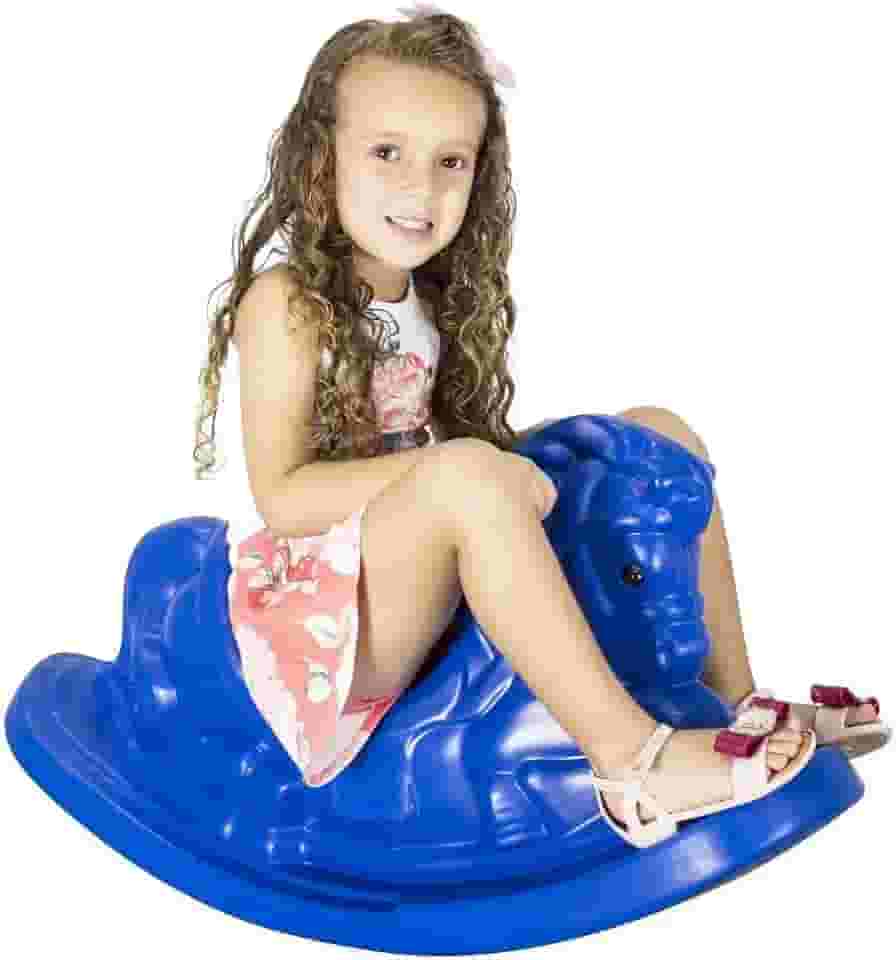 Gangorra Infântil Cavalinho Azul