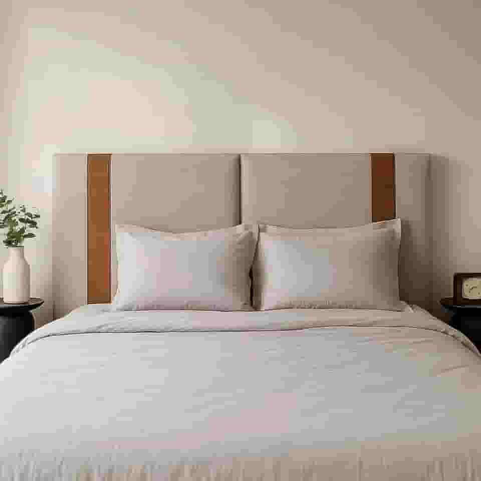 Cabeceira Dobrável ARTE Casal Cama Box Linho 1,38 Casal