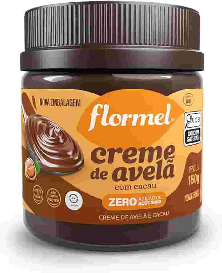Creme de Avela com Cacau FLORMEL Zero Açúcar - 150 Gramas