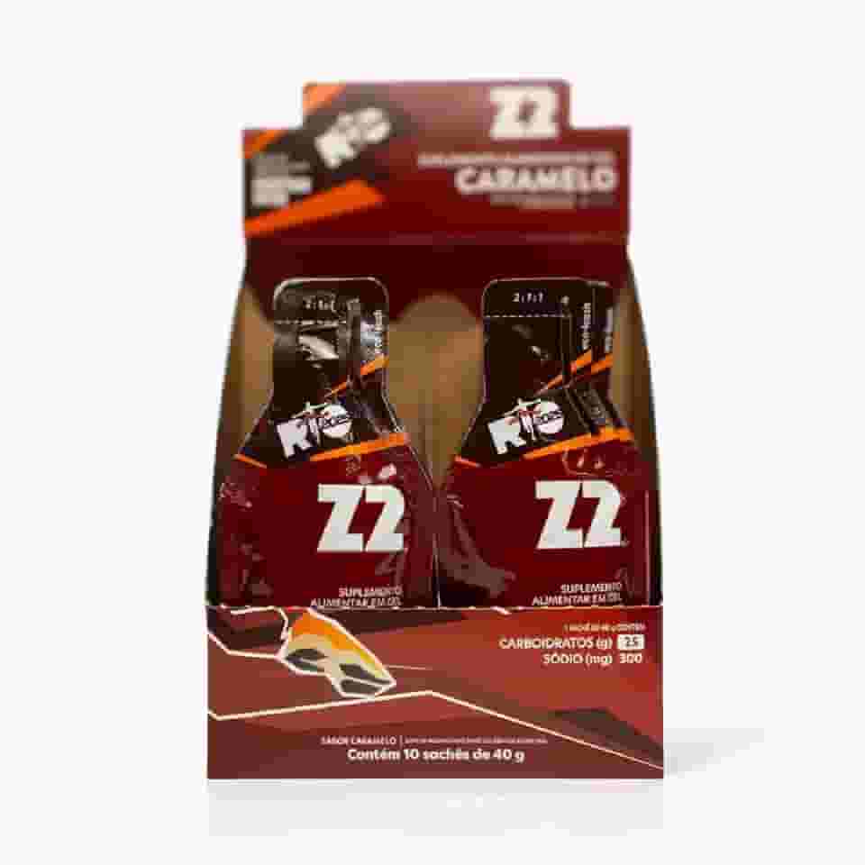 Energy Gel Z2+ MDR Caramelo | Cx 10 Sachê - 40g - Edição especial Maratona do Rio 2025