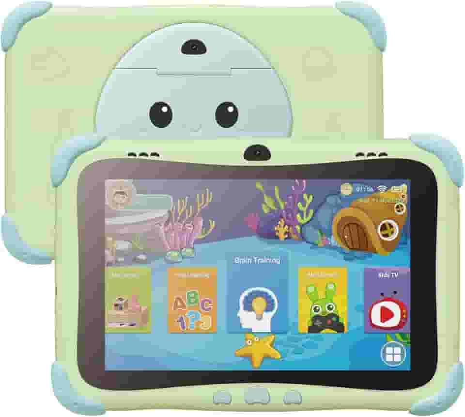 BWJBSW Tablet Android 14 2025 para crianças, tablet de 8 polegadas com Quad core, espaço infantil, controle parental, 32 GB de ROM, WiFi, Bluetooth 5.0, YouTube, ótimo presente para crianças pequenas