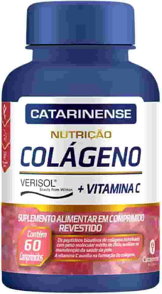Colágeno Verisol + Vitamina C Catarinense Nutrição 60 cpr