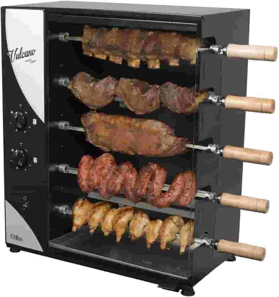 Assador a Gas Rot Vulcano 05 GLP Bivolt