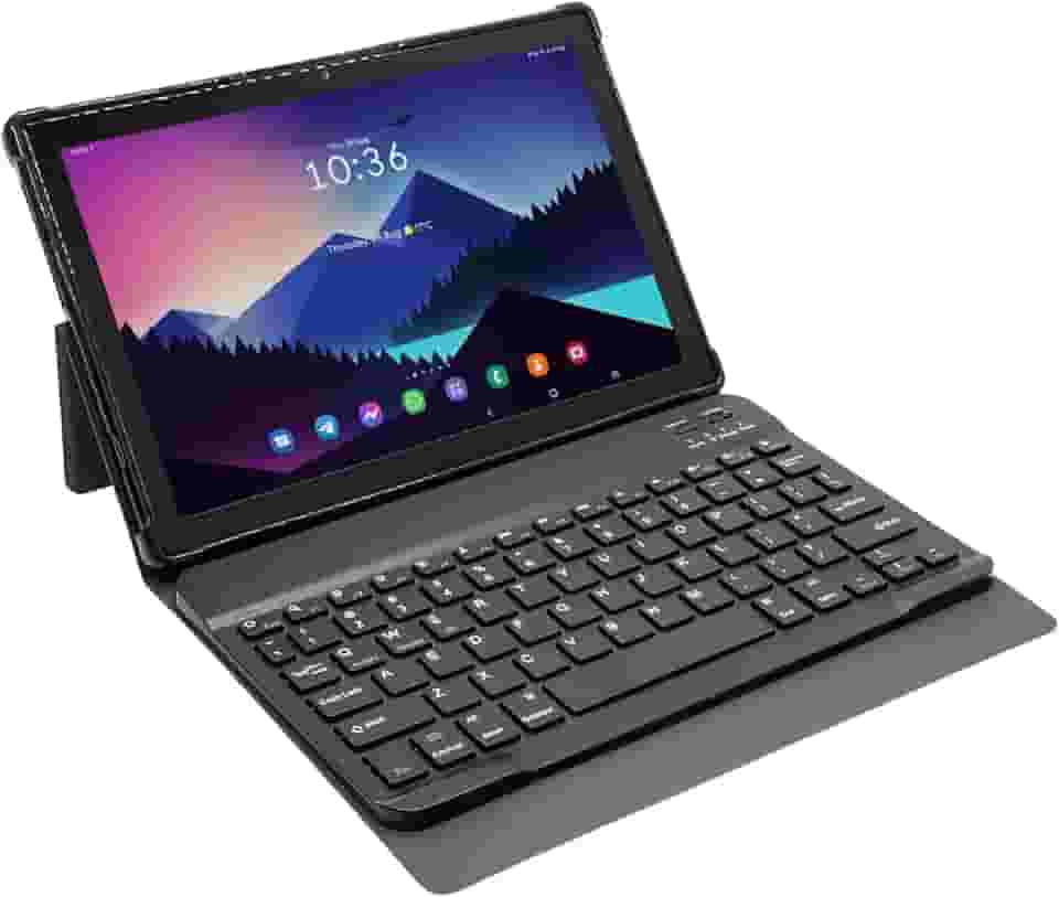 Tablet E1035 10.1' 256GB/ 8GB RAM Bateria 6000mAh, Android 14, Octa Core, Câmera 13MP Dual Chip com Capa e Teclado para Estudos e Trabalho - Cinza