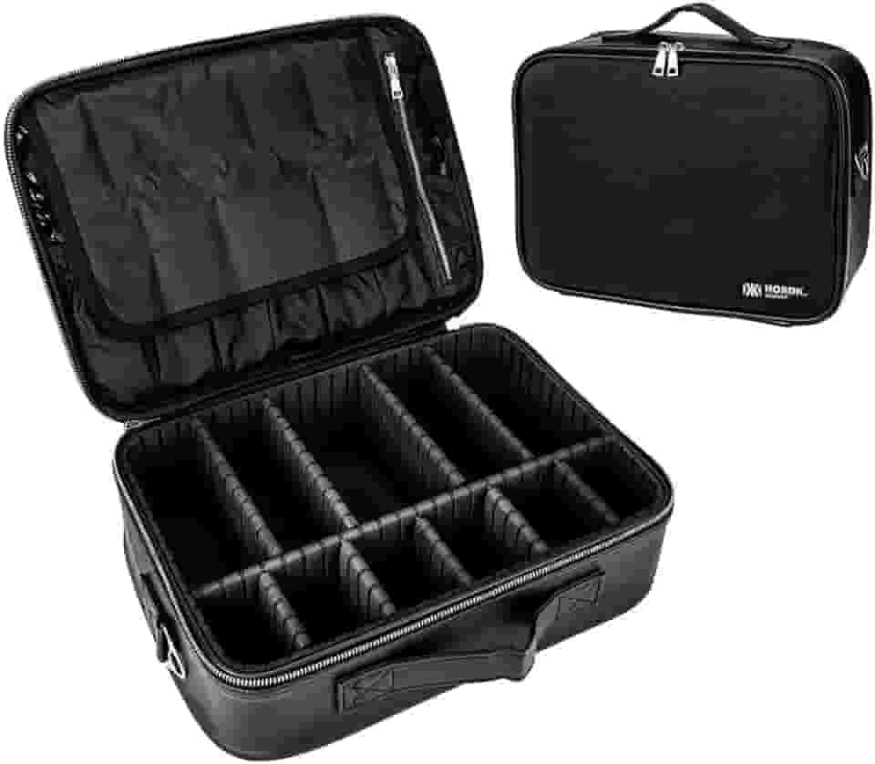 Maleta Bolsa De Maquiagem Cosméticos Nordk GlowUp Divisória Ajustável Case Profissional Make