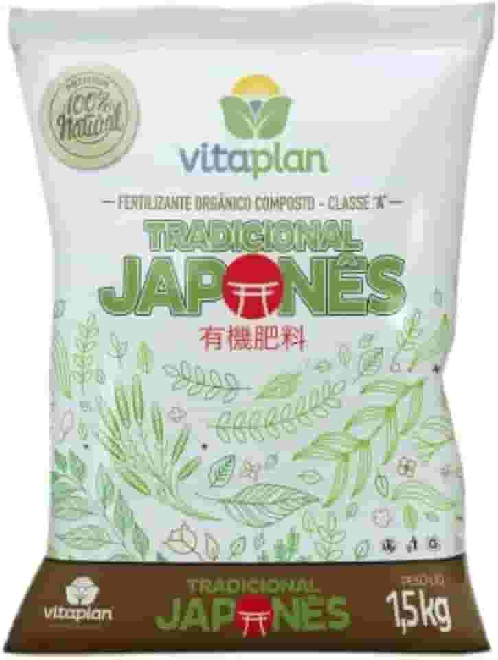 Adubo Fertilizante Tipo Bokashi Tradicional Japonês 1,5kg Saco Para Planta e Horta Orgânico Vitaplan - Nutriplan