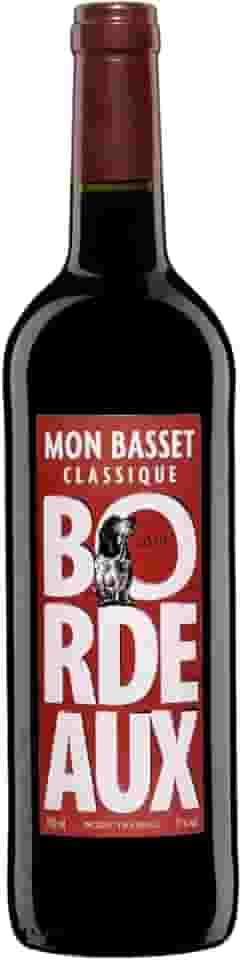 Vinho AOC Bourdeaux Mon Basset Classique 2019 Mon Basset Merlot 2019