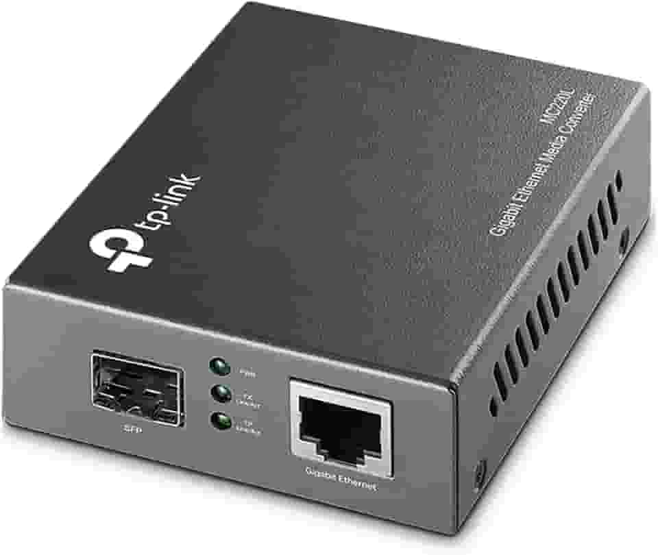 TP-Link CONVERSOR DE MÍDIA GIGABIT SFP MC220L SMB – TP-LINK, Preto