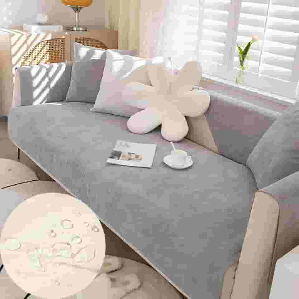 Capas de sofá impermeáveis para animais de estimação, capa de sofá dupla à prova d'água para sofá, protetor de sofá impermeável para cães e gatos, capa de sofá antiderrapante, capas de almofada