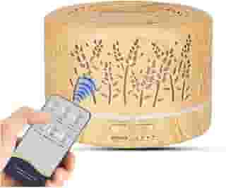 Difusor Aromatizador Ambiente Para Oleo Essencial 700ml - Flores Bmax 9 ( Marrom Claro )