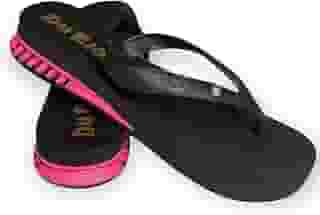 Chinelo Feminino Com Salto DuRio Air Para Esporão Fascite Plantar Ortopédico Vegano