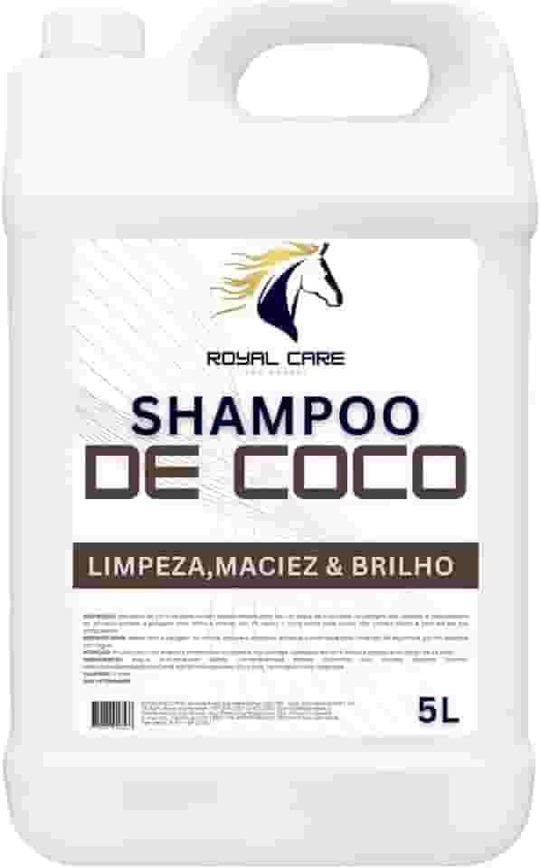 Shampoo De Côco 5 Litros De Cavalo Glicerinado Royalcare