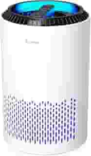AROEVE Purificadores de ar para casa, HEPA purificadores de ar para purificadores de ar para fumaça pólen caspa cheiro de cabelo purificador de ar portátil com modo de sono controle