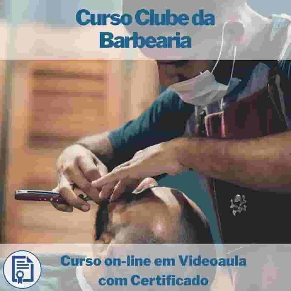 Curso on-line em videoaula Clube da Barbearia - Seja Um Barbeiro com Certificado