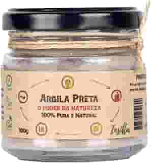 Argila Preta Amazônica 100% Pura e Natural 100g