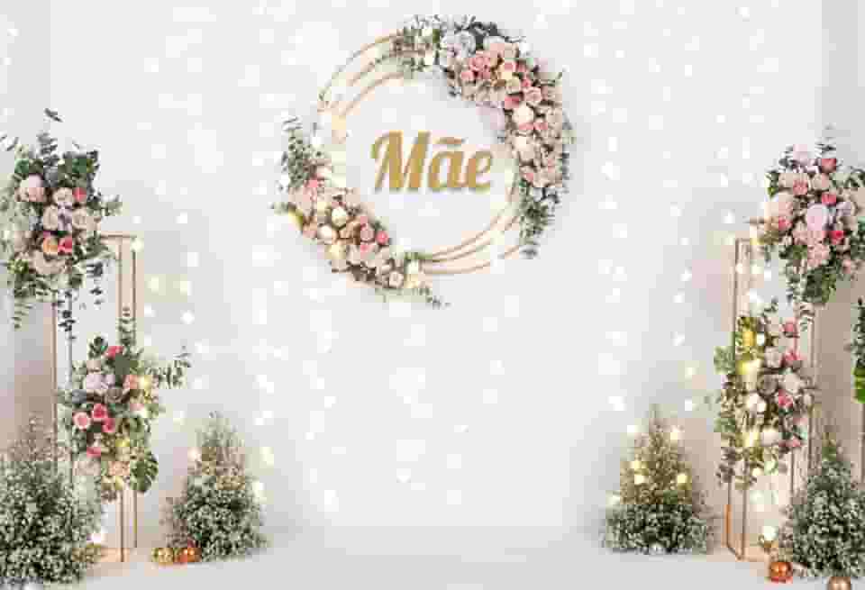 Fundo Fotográfico Tecido Dia das Mães Cenário 1,20 x 1,70m (F1217-FD0039)