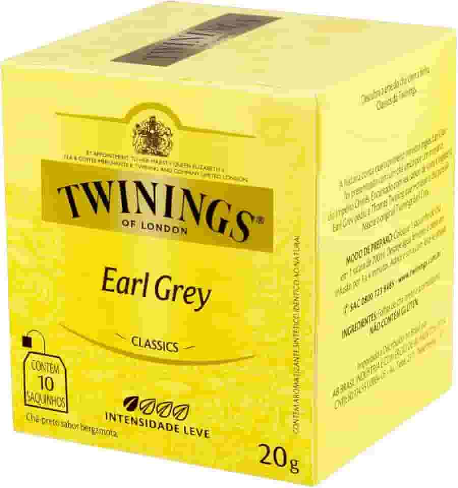 Chá Preto Earl Grey 20G - Caixa com 10 Unid