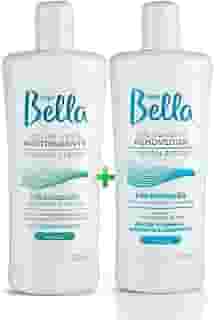 Depil Bella Kit Pré e Pós-Depilação, Loção Adstringente de Hortelã e Óleo Hidratante Removedor, 300ml Cada