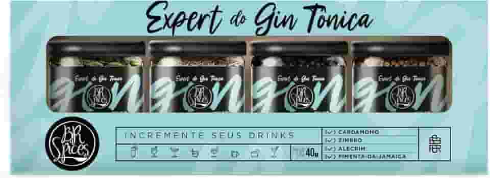 Kit Gin Tônica com 4 Especiarias 40g - BR Spices