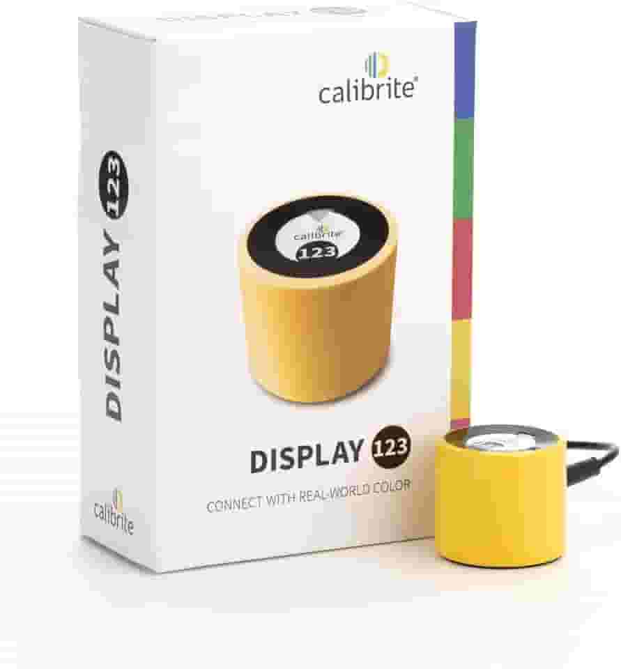 Calibrite Display 123 - Ferramenta de calibração de monitor fácil de usar para cores precisas em configurações de tela única ou dupla