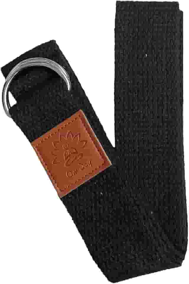 Cinto de Yoga Fita Strap - Faixa de Alongamento - Algodão 183cm Om Joy