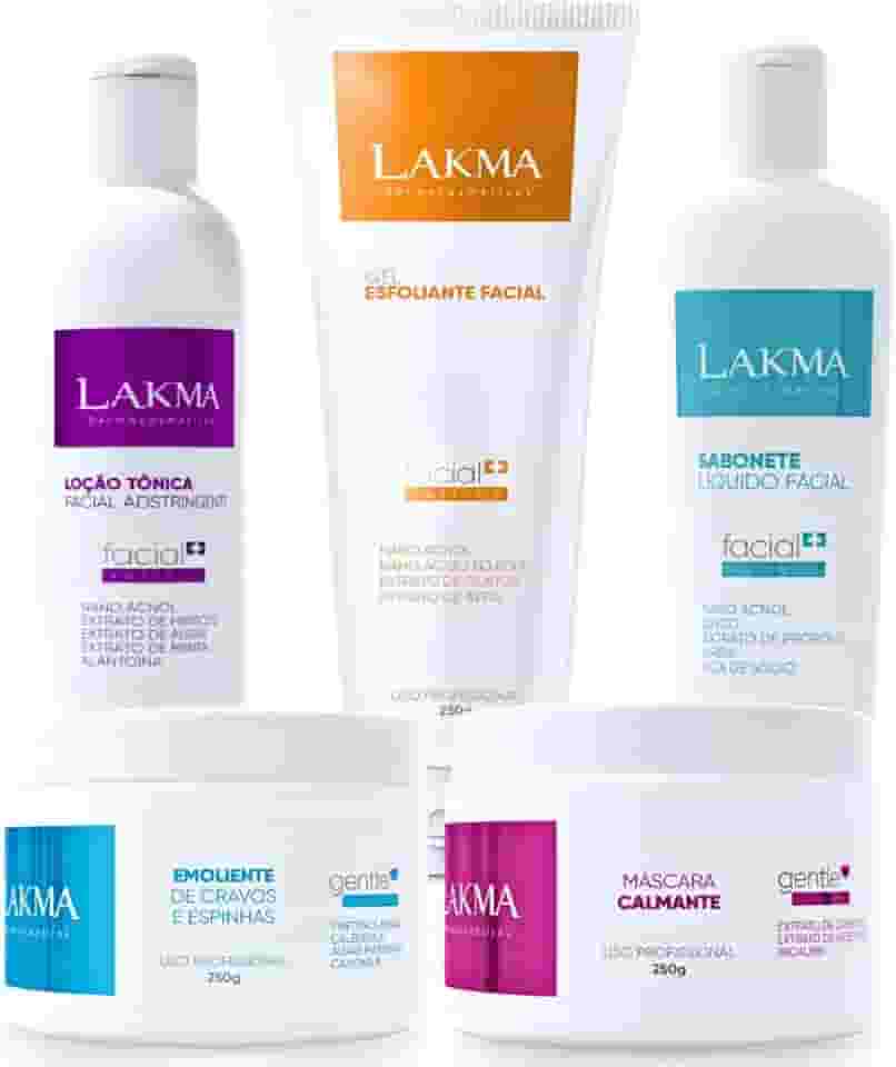 Kit Limpeza de Pele Lakma (5 itens)