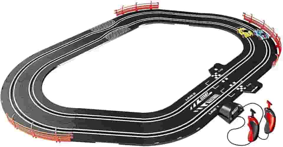 Auto Pista Turbo Run Cicuito 3 Formatos com 2 Carrinhos, DM Toys