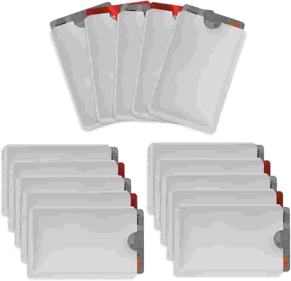 Conjunto com 15 Cartões com Proteção Owfeel, RFID, À Prova D'Água