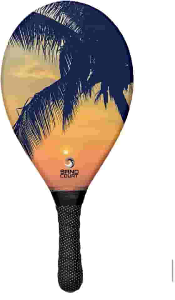 Raquete de Frescobol Profissional Fibra de Vidro Sand Court - Coqueiro