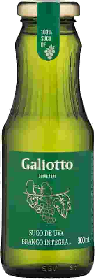 SUCO DE UVA BRANCO INTEGRAL GALIOTTO 1UN DE 300ML