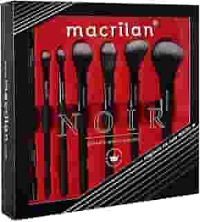 Macrilan Kit Com 7 Pinceis P/Maquiagem Ed009 Macrilan - Ed009