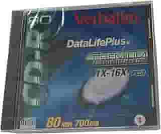 Cd-r 80 Datalifeplus Verbatim 1 x 16 x Velocidade