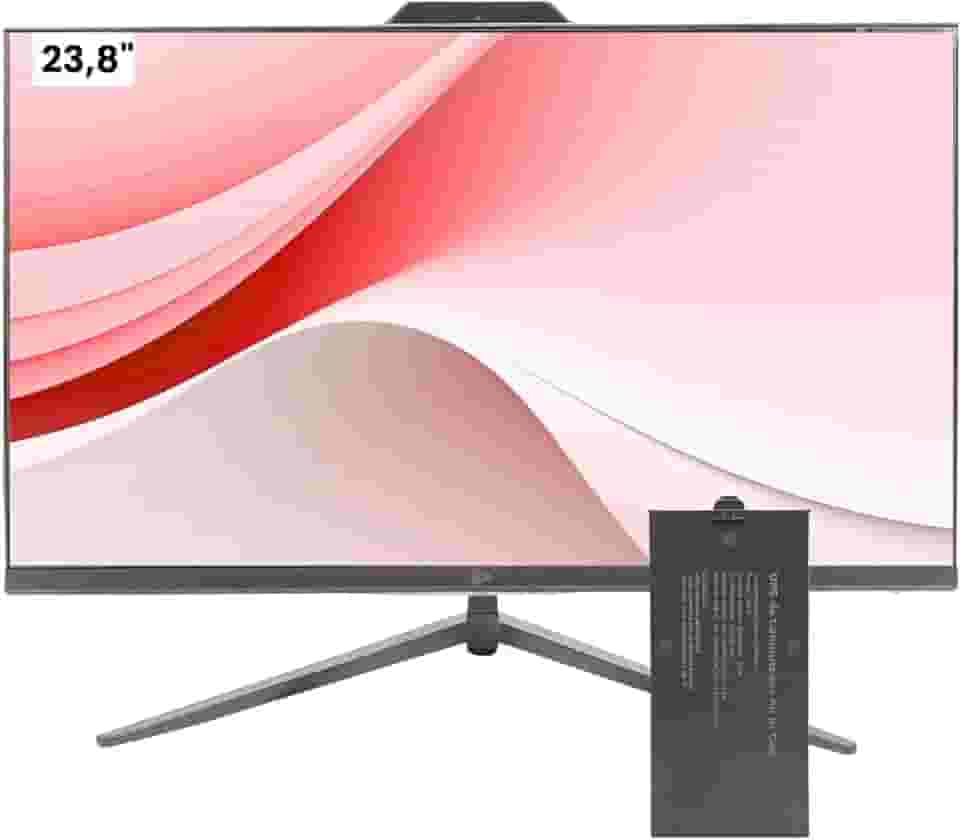 Computador All In One 23.8' LED Full HD Intel Core i5-7200U SSD 512GB 8GB RAM DDR4 com Webcam e Microfone